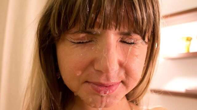 In POV porn video, a young girl pleased a guy with a juicy blowjob